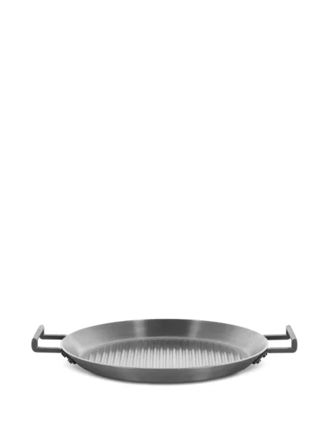 Alessi Convivio ribbed handled grill pan (29cm) Grey DC304