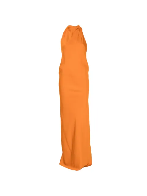 Brandon Maxwell Ophelia sleeveless gown Orange GN506SS26