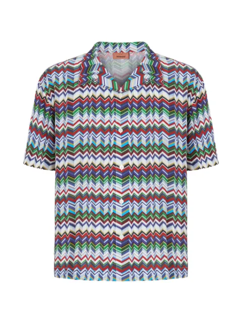 Missoni zig-zag button-down shirt White BS26SJ01BW010I