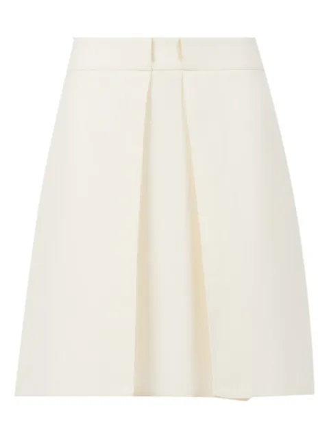 Marni pleated-detail mini skirt Neutrals GOMA0796A0UTWA42
