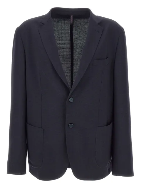 Santaniello patch-pocket button blazer Blue G500E2584B79BBTB