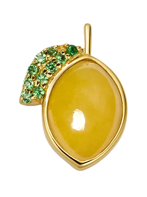 Loquet 18K yellow gold Lemon tsavorite charm Gold CHMYELLEM18Y