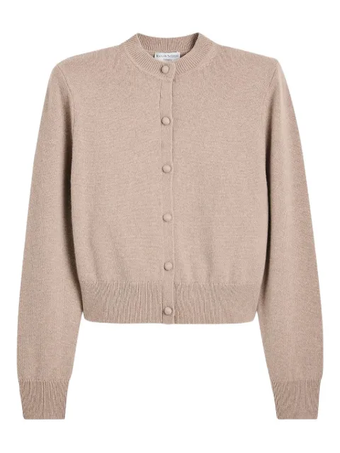 Scanlan Theodore shoulder-padded cardigan Neutrals C5263005