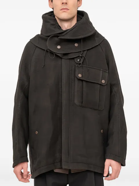 Devoa hooded pocketed parka Grey MODSCOAT