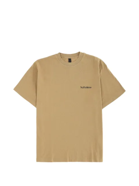 NO PROBLEMO logo T-shirt Neutrals NP6000904KHK