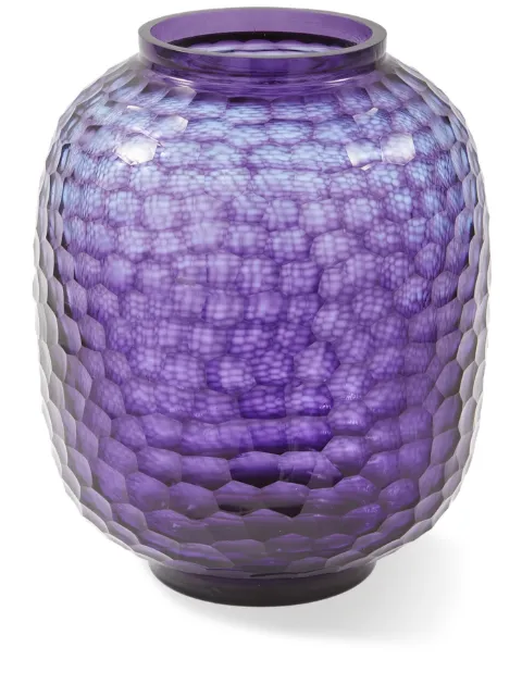 POLSPOTTEN large Honeycomb vase (33cm x 26.5 cm) Purple 140205496