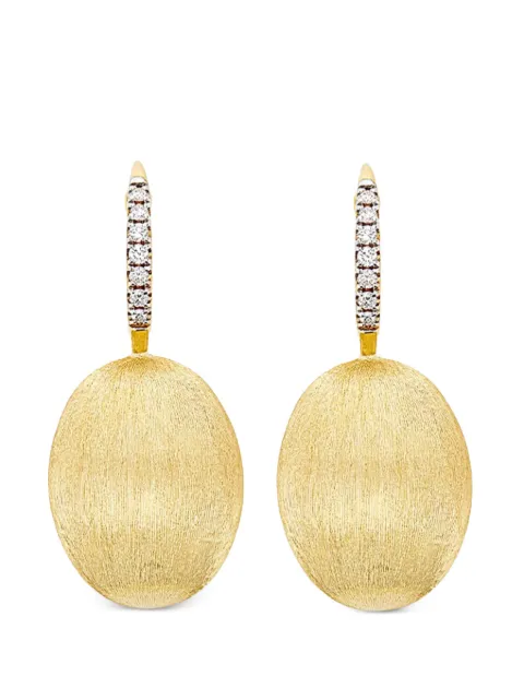NANIS 18K Yellow gold large Ciliegine diamond earrings Gold OS15583