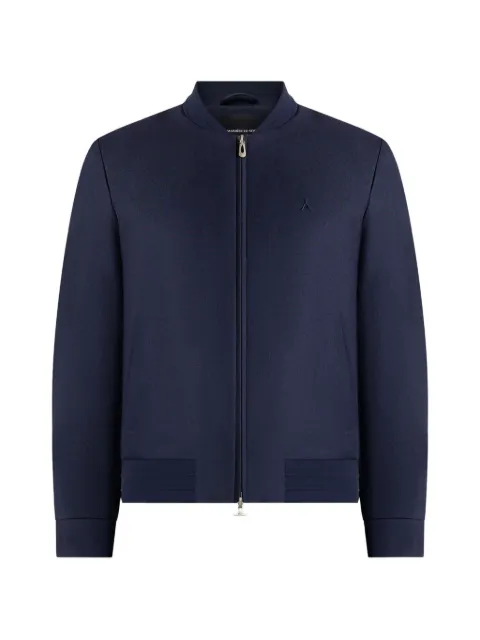 Manière De Voir Sami in navy tailored bomber jacket Blue MAN3518
