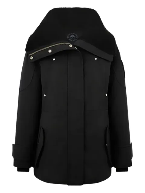 Moose Knuckles Aurora faux-fur collar jacket Black M35LJ133S305
