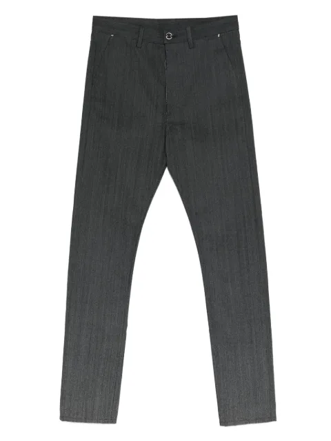 Deepti button-fastening trousers Grey D145R