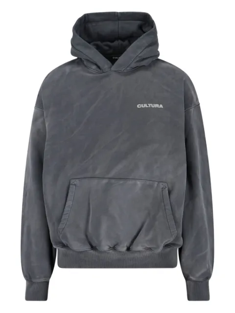 CULTURA logo hoodie Grey K008