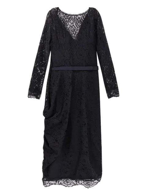 CHIARA BONI La Petite Robe V-neck midi dress Black ABMGINOCILBS37