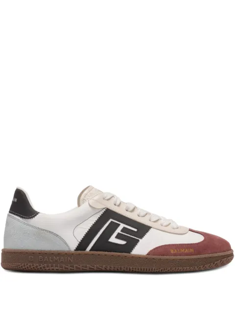 Balmain Balmain Swan suede and nylon trainers White GM1VI360TRLV