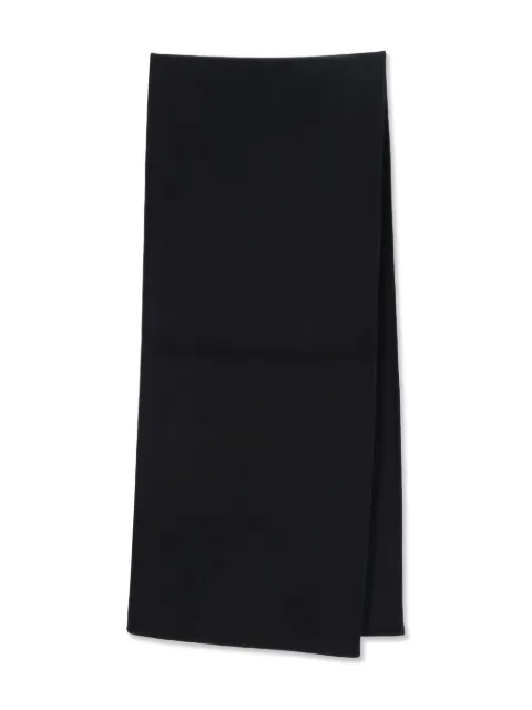 Berner Kühl wool scarf Black 157A10