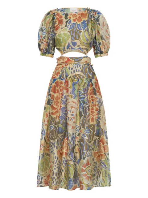 IXIAH Casablanca maxi dress Green X23280615CASABLANCAPRINT