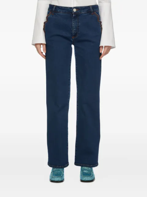 Vivetta embroidery regular jeans Blue VM2JN0003PC031
