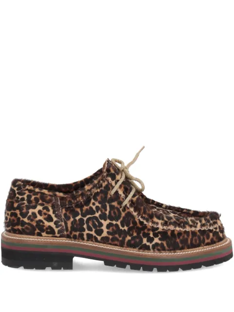 BEKK Fondo leopard-print derby shoes Brown 990
