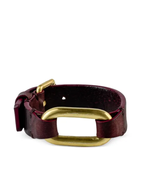 Parts of Four Link Gauntlet square-detail bracelet Gold 6291AGAWIN