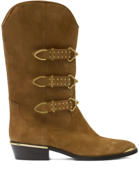ISABEL MARANT Mexia suede leather boots Brown BO0213FAD1A01S