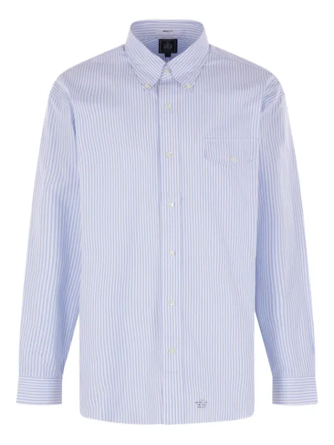 J.PRESS striped button-down shirt Blue HSOAGW0902173