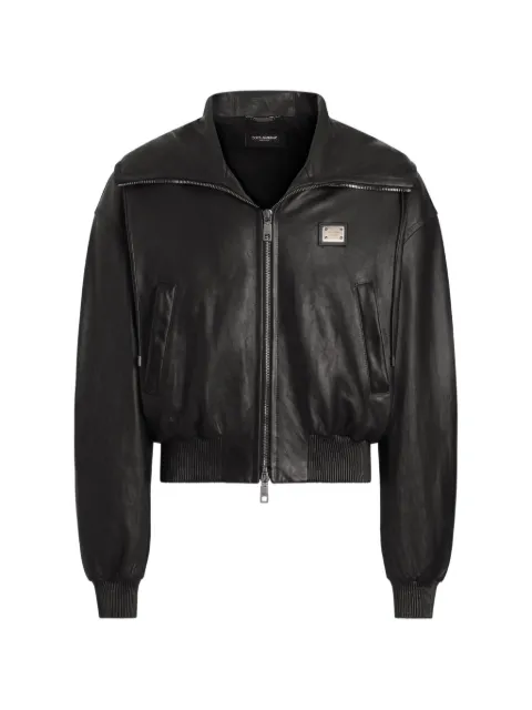 Dolce & Gabbana lambskin nappa jacket Black G9BWPLHULZK