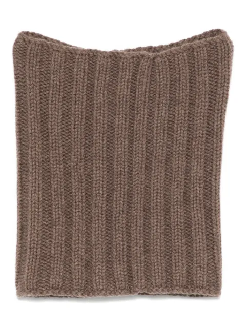Dell'oglio ribbed cashmere scarf Brown 181CCASHMERE