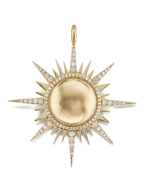 Sorellina 18K yellow gold II Sole diamond pendant Gold FOR308WDPD