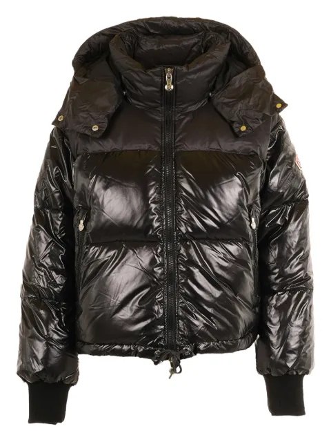 Pyrenex zip-fastening hooded jacket Black HWY0200009
