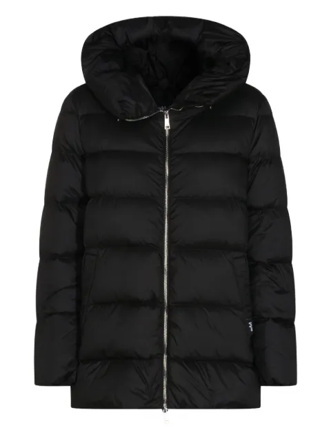 Add hooded zip coat Black 12AWH4438506