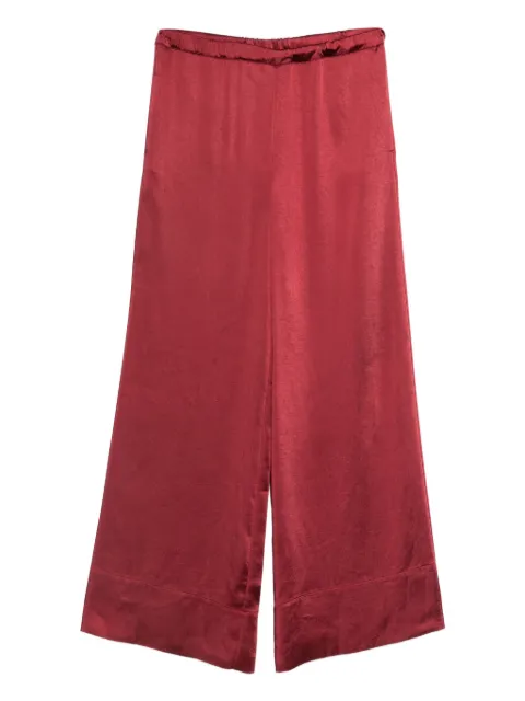 THE NINA STUDIO elasticated-waistband trousers Red N4685