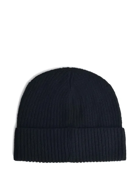 SEVEN GAUGE ribbed turn-up beanie Black CUF0003
