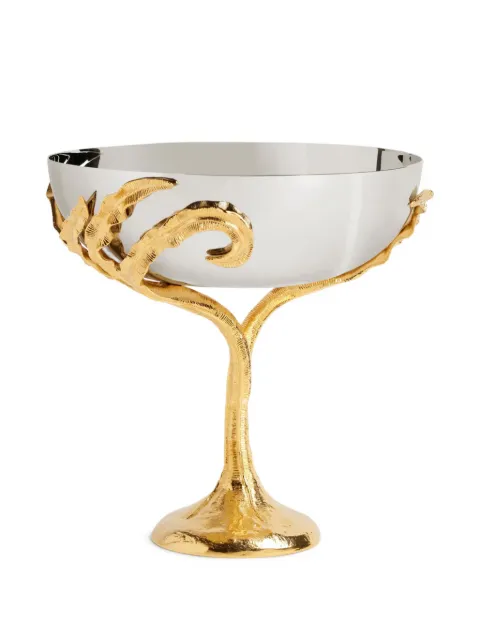 L'Objet fern stand bowl (20cm) Silver FR106