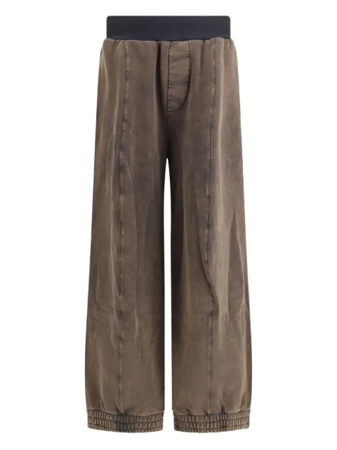 ALAINPAUL Knee Shape Sweatpants Brown S4WJEPA03