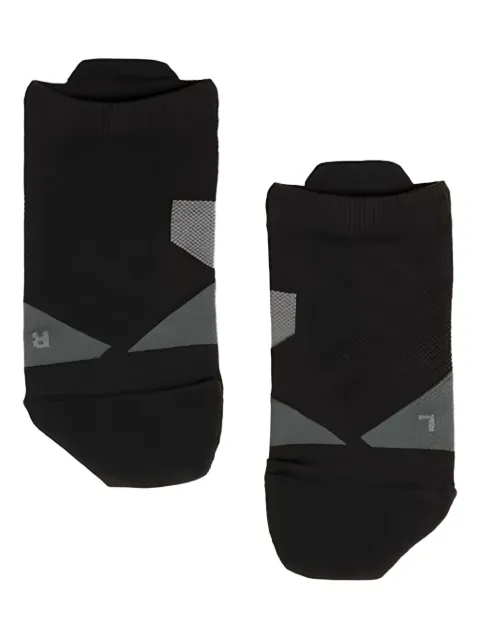 On geometric-panel socks Black 345