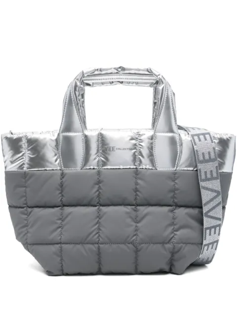 VeeCollective small Porter quilted tote bag Grey 115201424