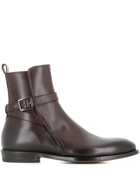 Alberto Fasciani Jason 34013 buckle strap boots Brown JASON34013