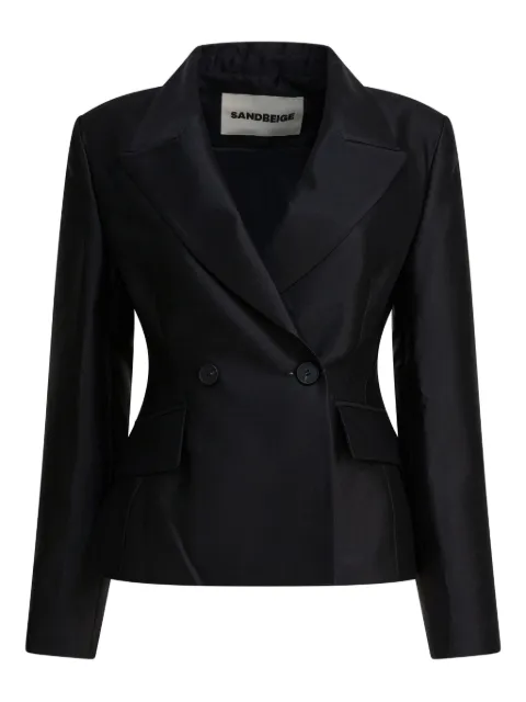 SANDBEIGE double-breasted jacket Black SBC3JK02BLACK