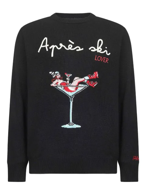 MC2 Saint Barth graphic-print sweater Black HER000100070I
