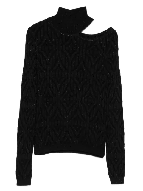 Akep cut-out sweater Black MGKD11035