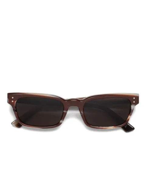 Marni Floosa rectangle-frame sunglasses Brown A7C