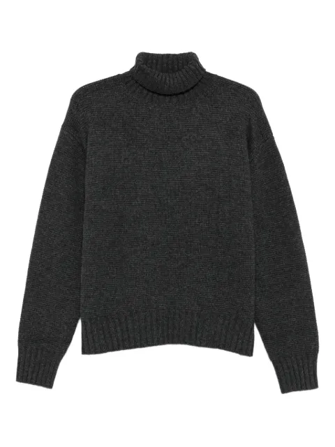 TAIGA TAKAHASHI roll-neck knitted sweater Black TTAW25527