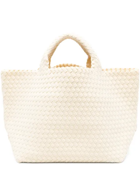 NAGHEDI medium St. Barths woven tote bag Neutrals SN03013LD