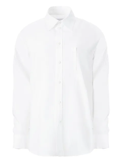 MEDEEA deconstructed pocket shirt White MDSW