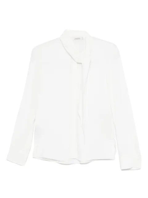 Dorothee Schumacher Soft Vibes tie-neck top White 249026