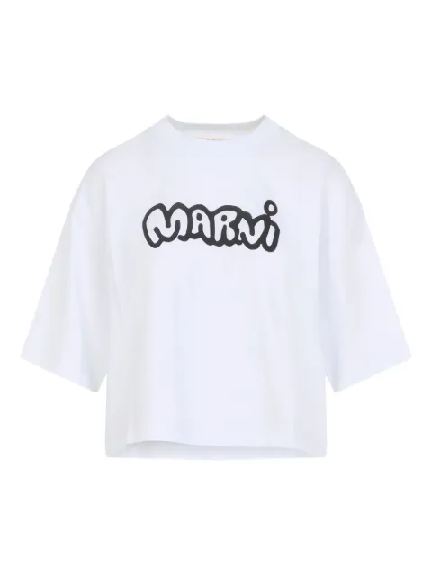 Marni logo T-shirt White THJE0333P7USCY60