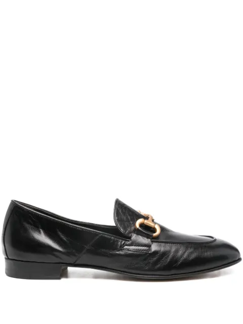 mara bini leather loafers Black L891