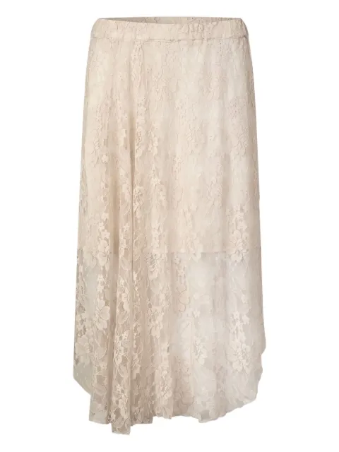 Baum Und Pferdgarten Selmo floral-lace midi skirt Neutrals 24404C1138