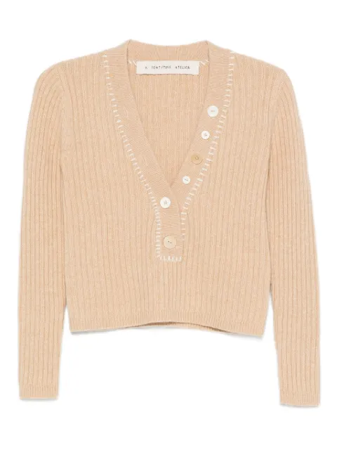 A Tentative Atelier cropped jumper Neutrals A2526851