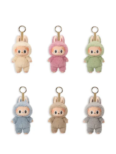 Pop Mart Labubu THE MONSTERS Exciting Macaron Series - Vinyl face-pendant blind box Neutrals LABUBUEXCITINGMACARON