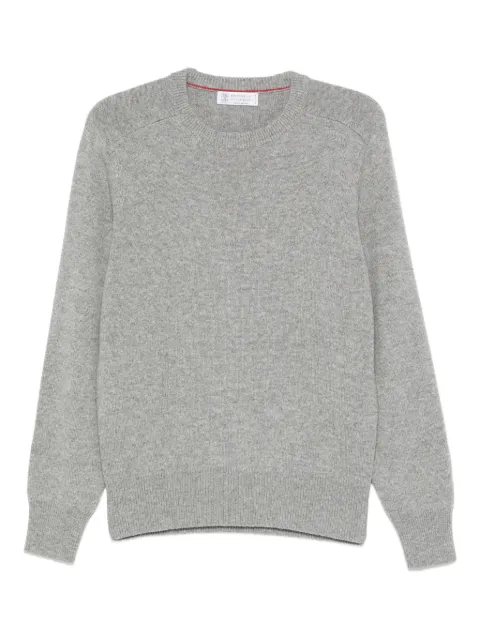 Brunello Cucinelli cashmere sweater Grey M22707000CPS72